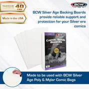 BCW Silver Comic Backing Boards