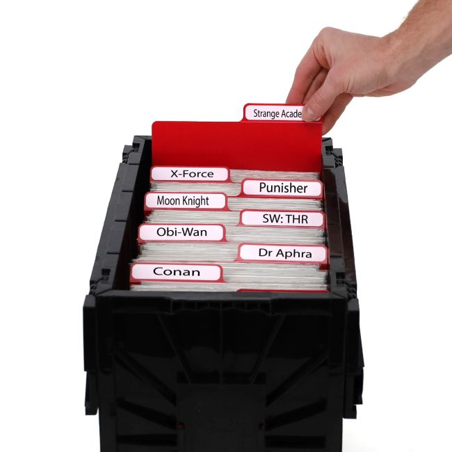 BCW Comic Book Dividers - Red