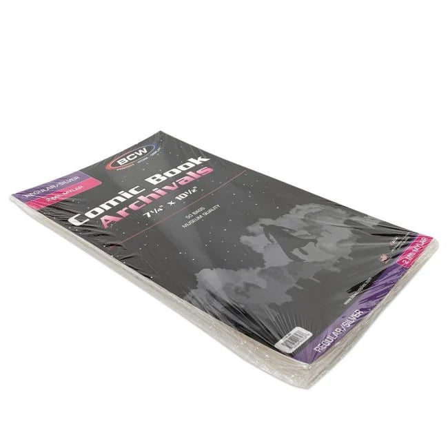BCW Silver/Regular Comic Mylar Archivals
