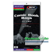 BCW Resealable Regular/Silver Comic Bags - Thick