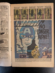 Captain America #110 (1969) - major tear on back cover