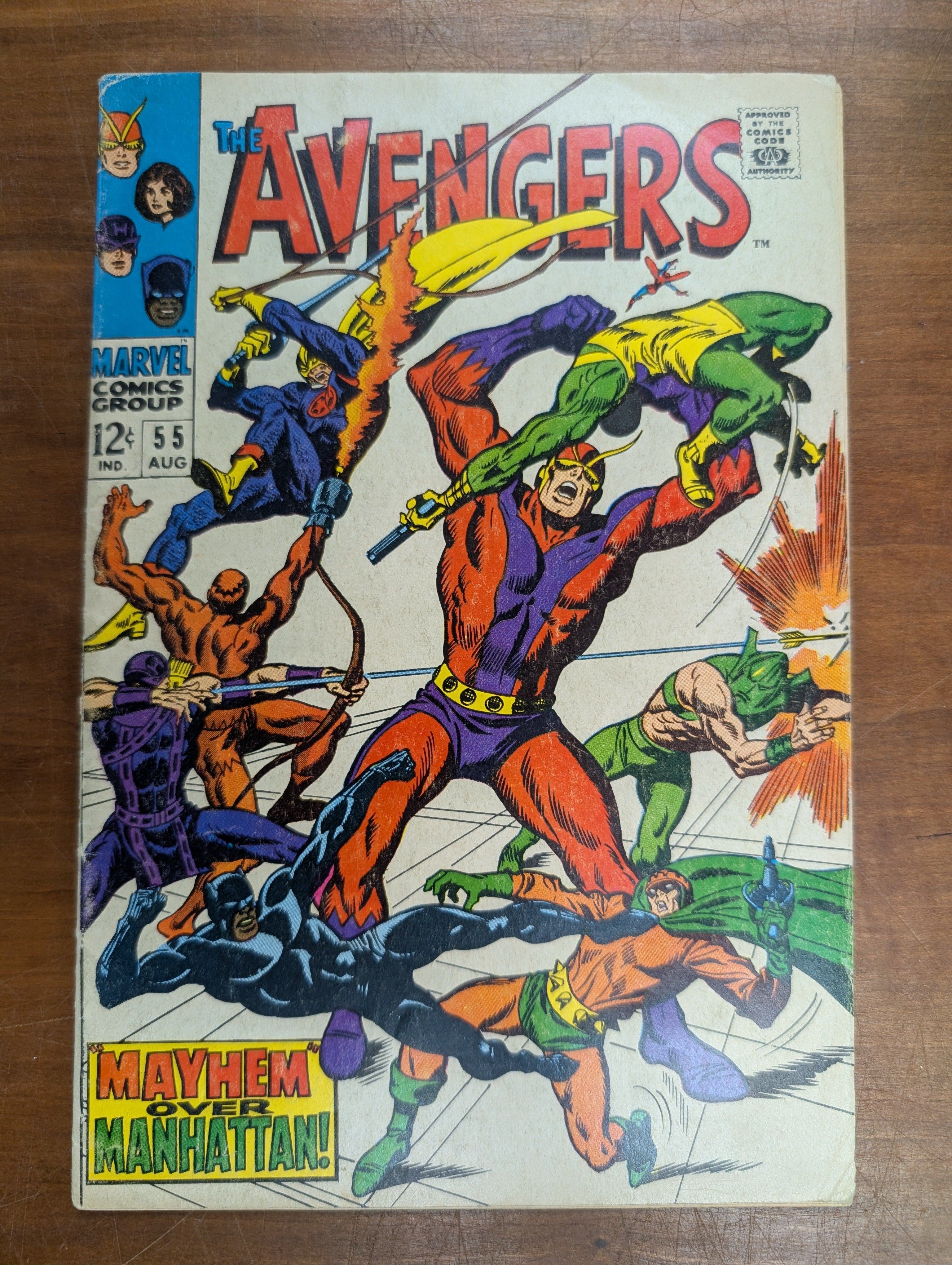 Avengers #55 (1968) - VG+ (4.5) - 1st Ultron