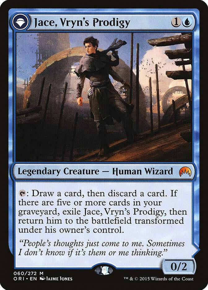 Jace, Vryn's Prodigy/Jace, Telepath Unbound - Blue