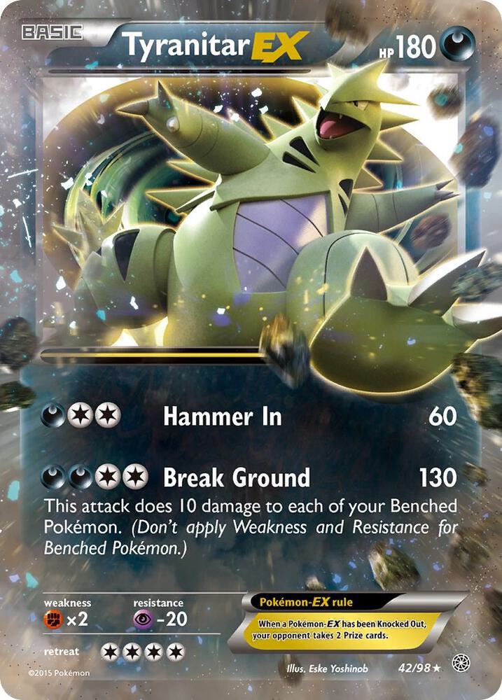 Tyranitar EX - Darkness