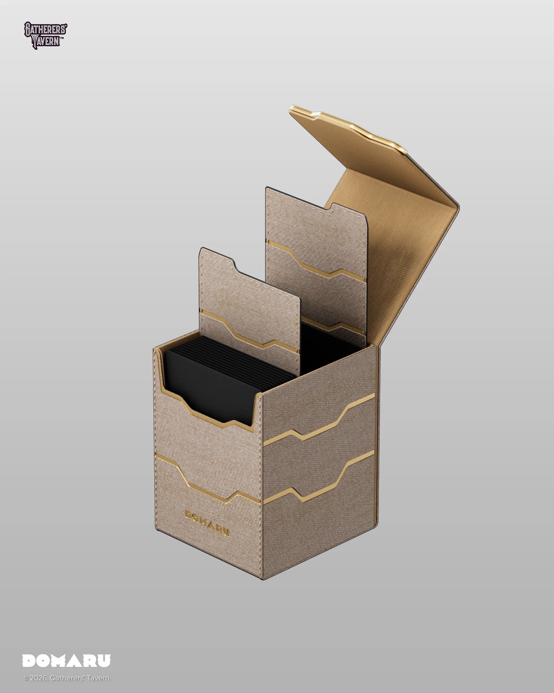 Domaru Deck Box Armory Vertex Duo 100+ Alabaster