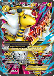 M Ampharos EX - Lightning
