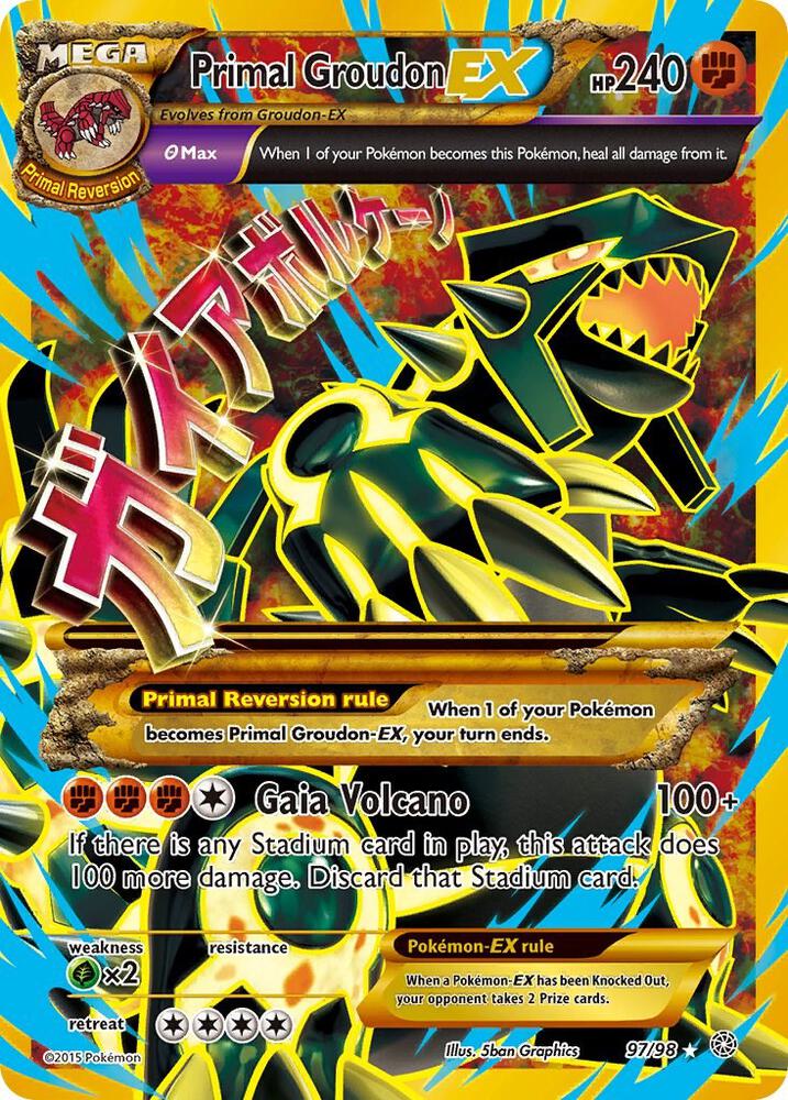 Primal Groudon EX - Fighting