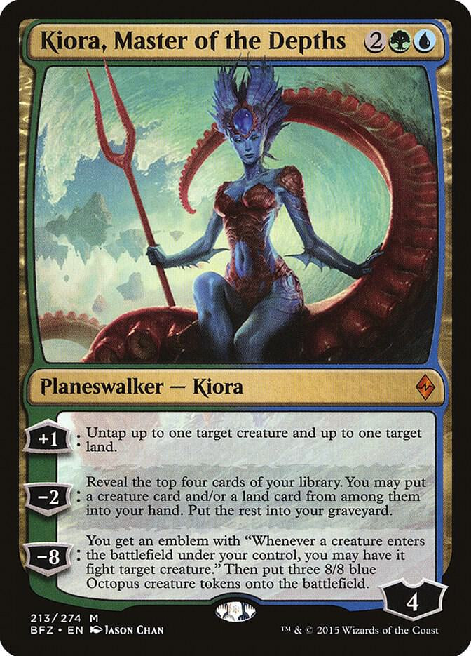 Kiora, Mastern of the Depths - Green/Blue