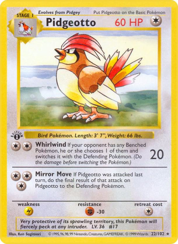 Pidgeotto - Colorless