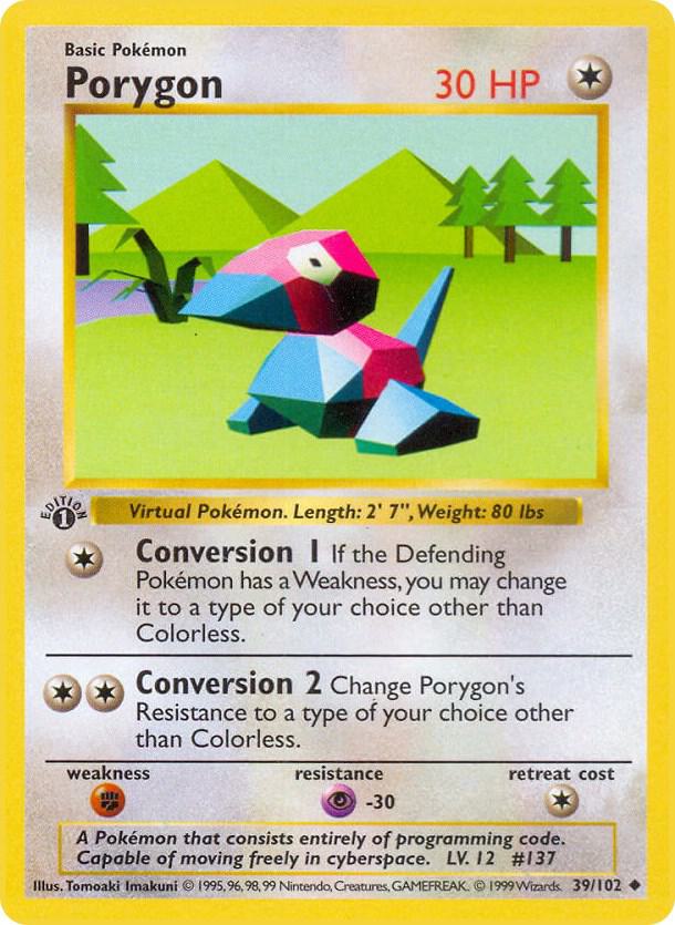 Porygon - Colorless