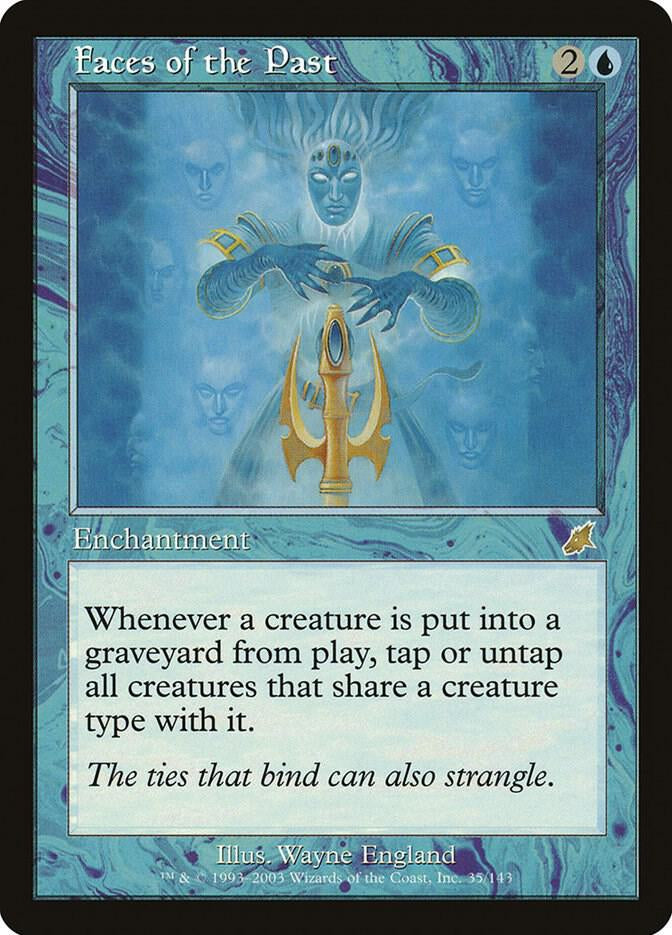 Faces of the Past - Blue