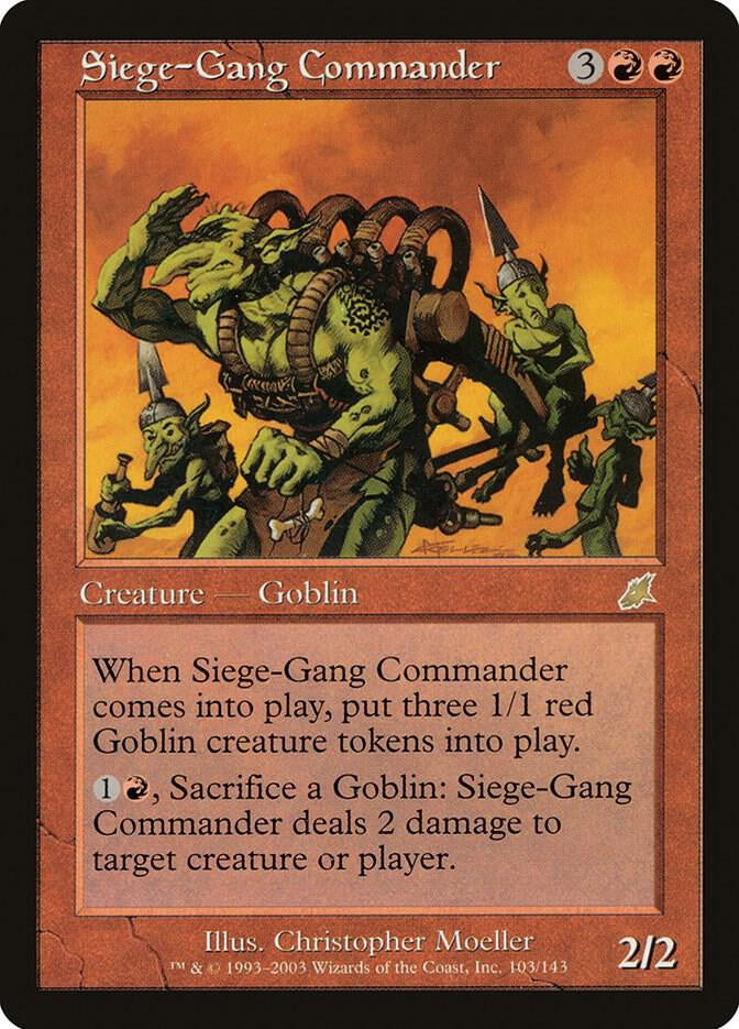 Siege-Gang Commander - Red