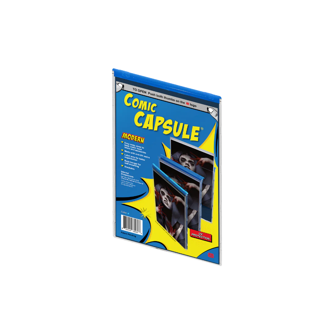 Comic Capsule -  Modern Blue