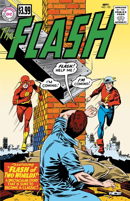 Flash #123 Facsimile Edition Cover C Carmine Infantino & Murphy Anderson FOIL Variant