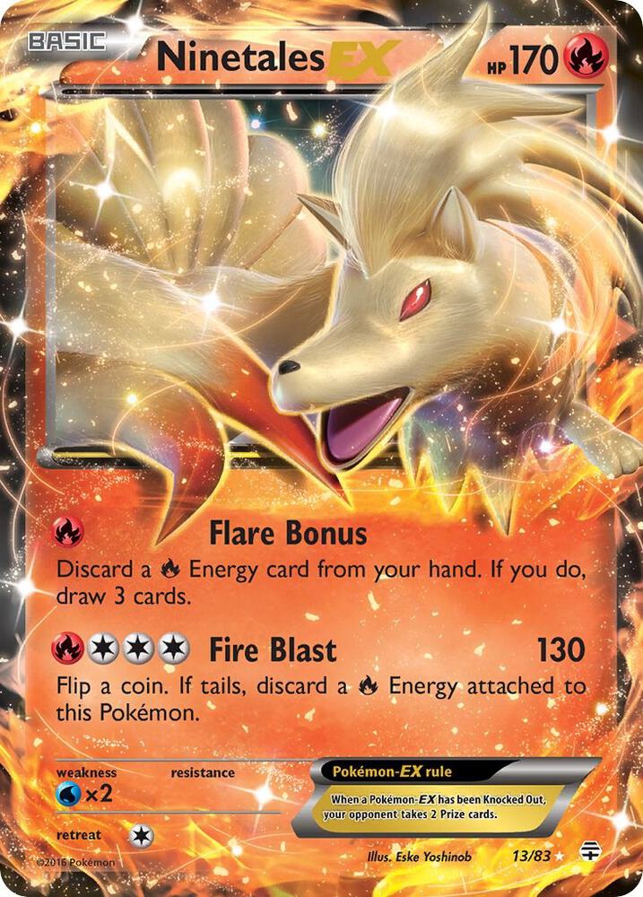 Ninetales EX - Fire