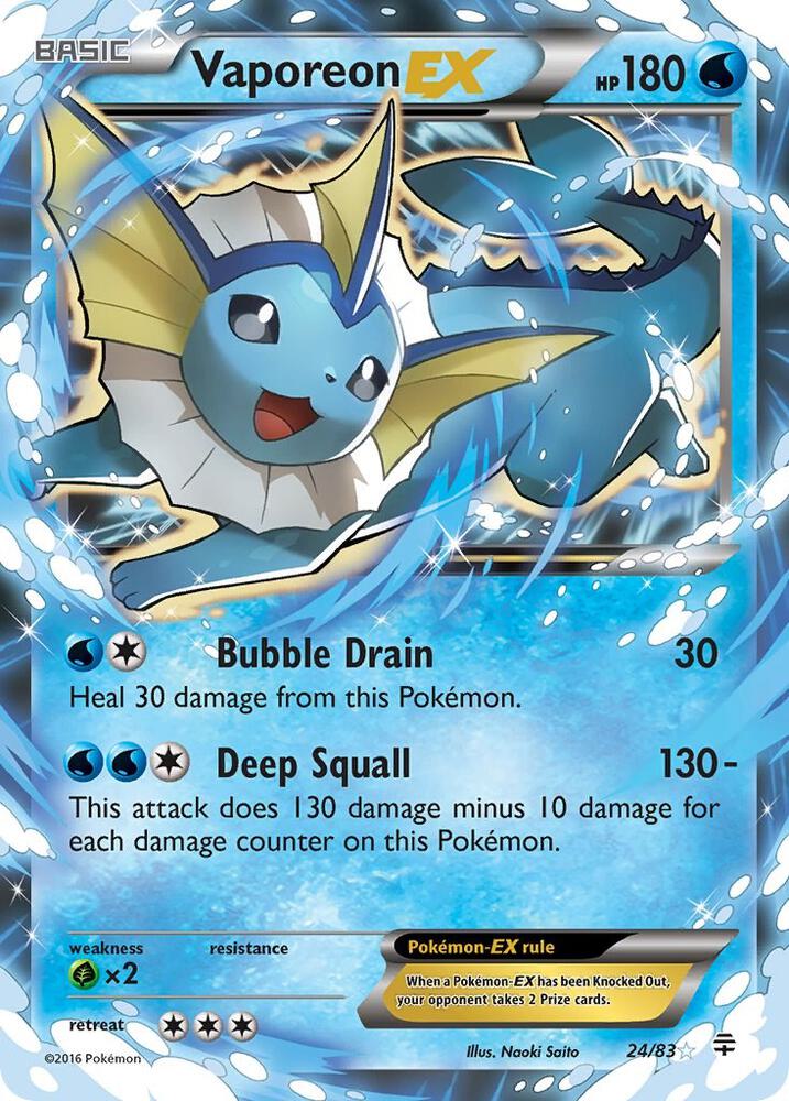 Vaporeon EX - Water
