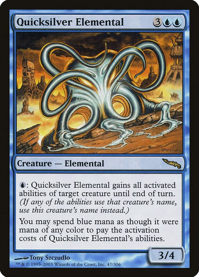 Quicksliver Elemental - Blue