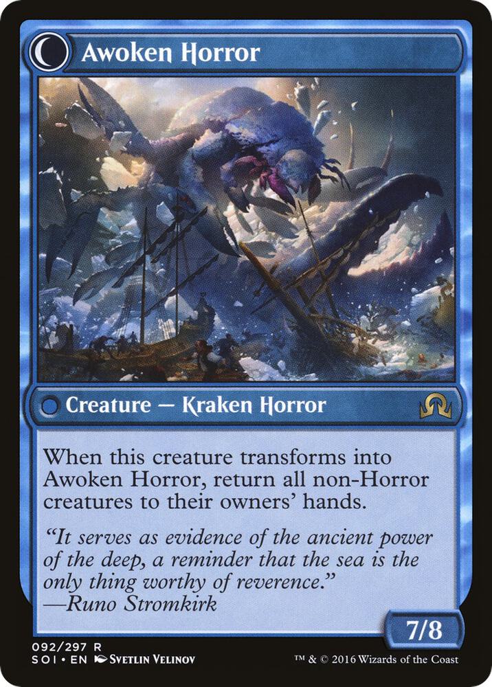 Thing in the Ice / Awoken Horror - Blue