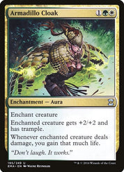 Armadillo Cloak - Green/White