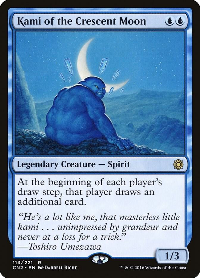 Kami of the Crescent Moon - Blue