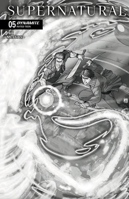 Supernatural #5 1:10 Cover F Alfredo Cardona Line Art Variant