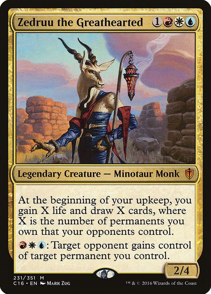 Zedruu the Greathearted - Red/White/Blue