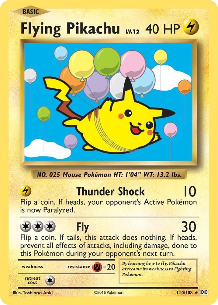 Flying Pikachu - Lightning