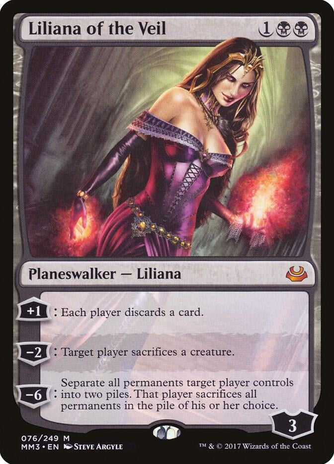Liliana of the Veil - Legendary Planeswalker - Liliana Black
