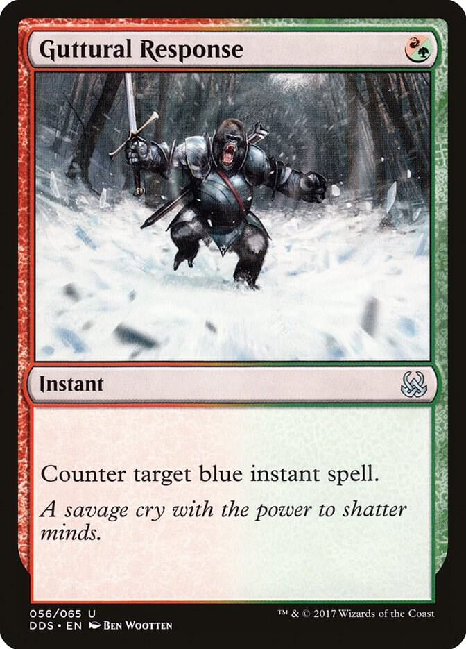 Guttural Response - Red/Green