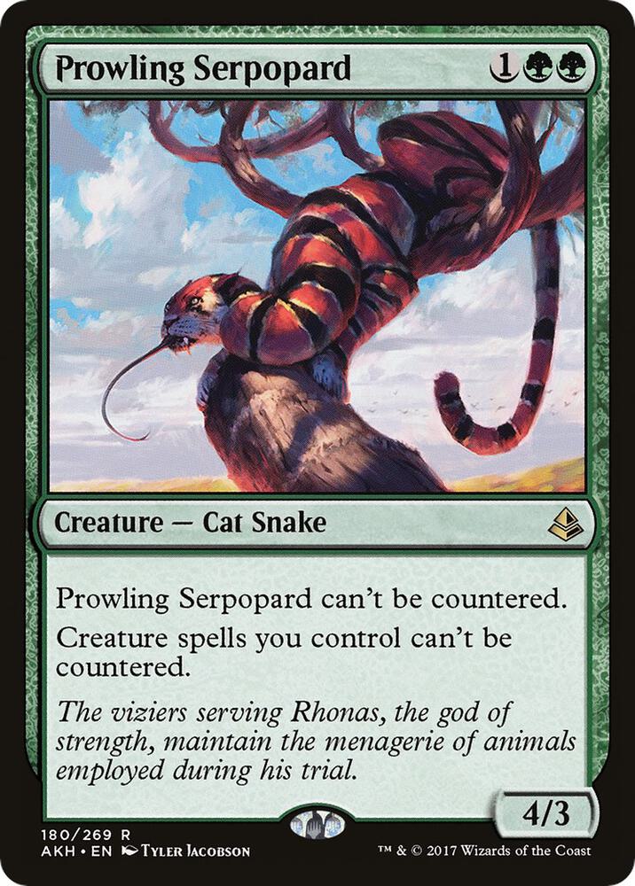 Prowling Serpopard - Green