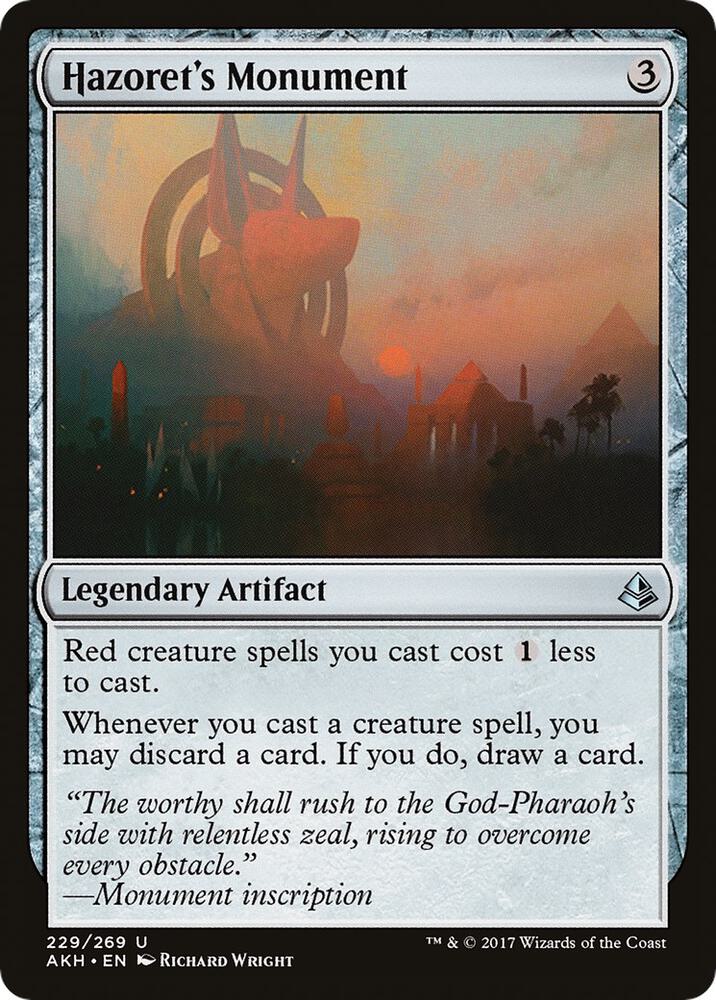 Hazoret's Monument - Artifact