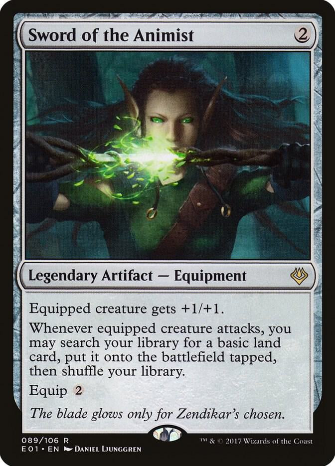 Sword of the Animist - Artifact