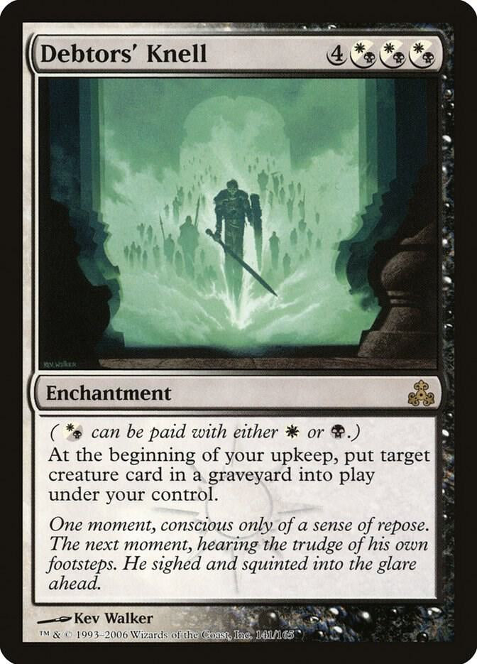 Debtor's Knell - White/Black