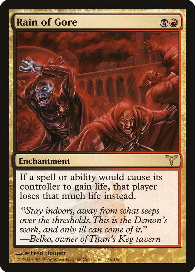 Rain of Gore - Black/Red