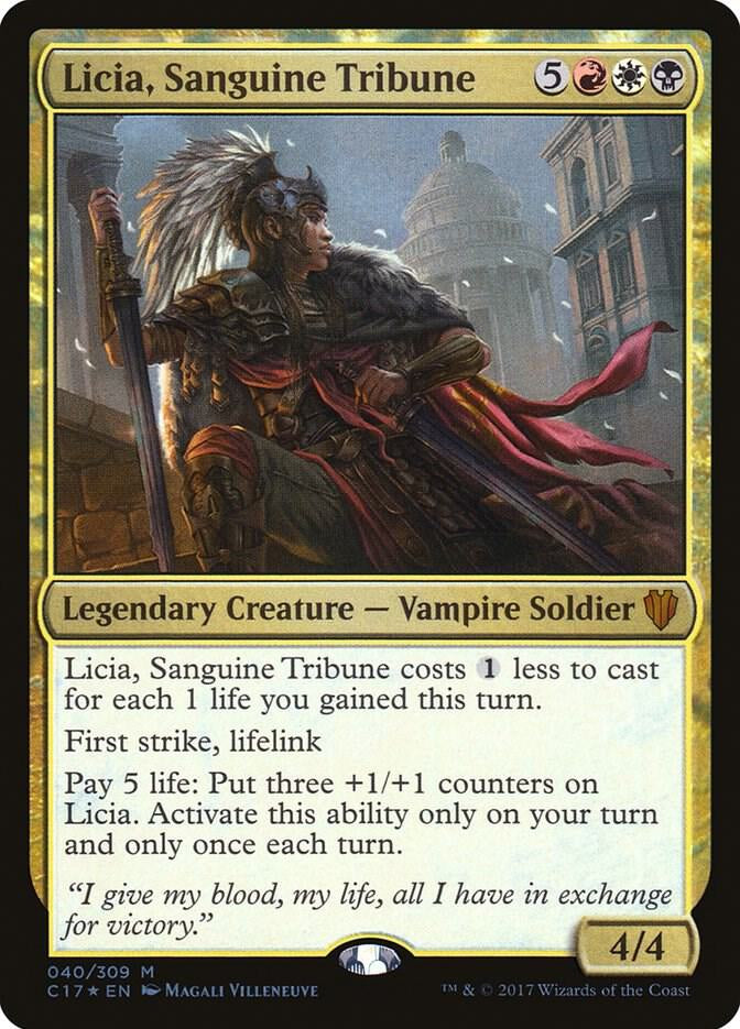 Licia, Sanguine Tribune - Red/White/Black