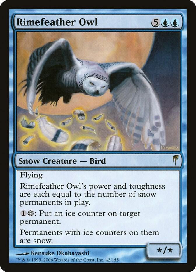 Rimefeather Owl - Blue
