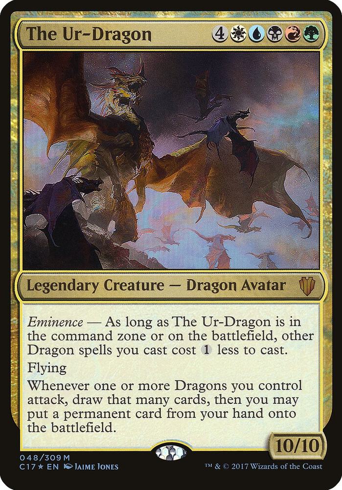 The Ur-Dragon (Commander 2017) - Oversize Cards (OVER)