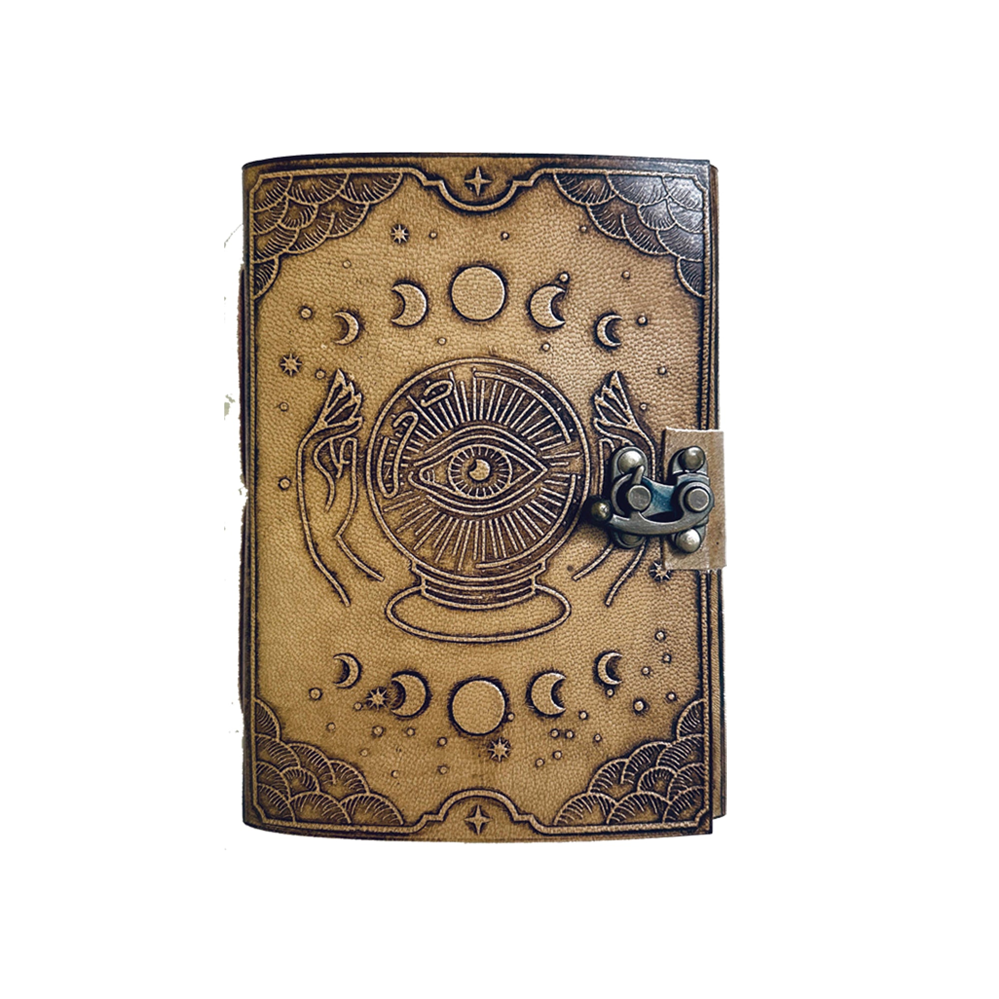Eye of Fate Blank Leather Journal
