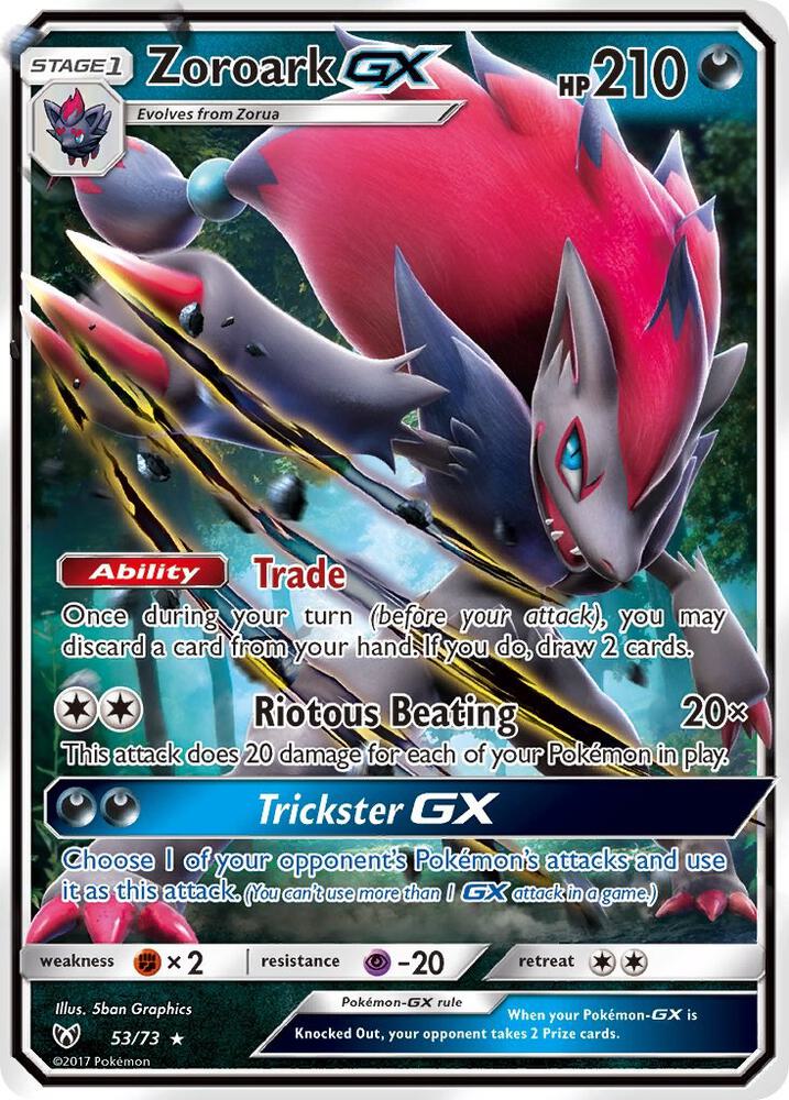Zoroark GX - Darkness