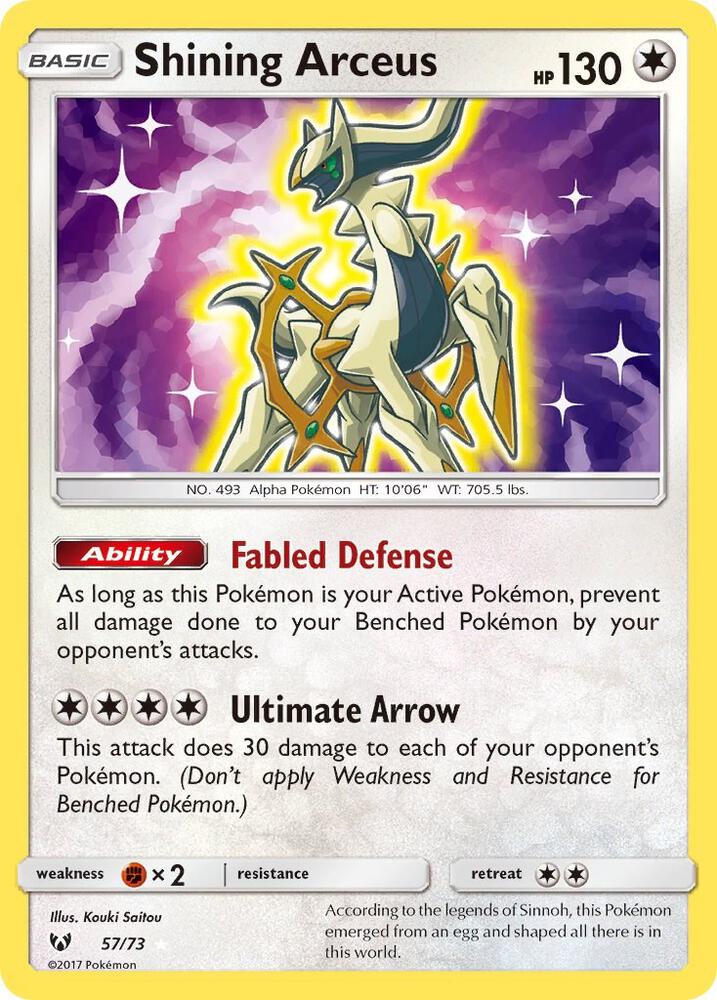 Shining Arceus - Colorless
