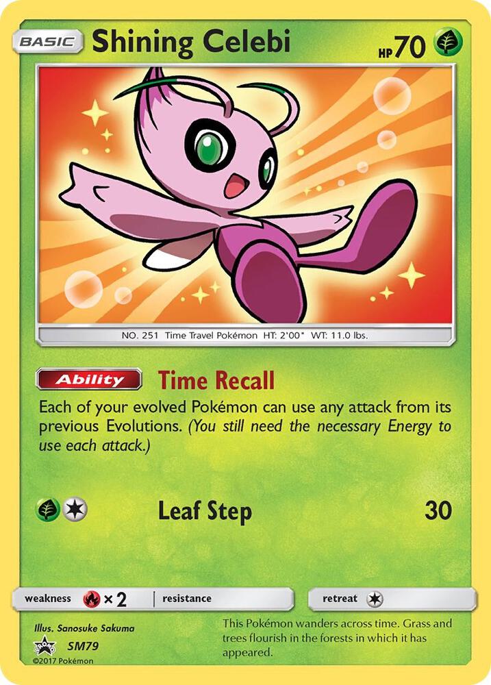 Shining Celebi - Grass