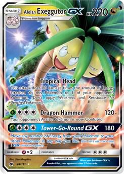 Alolan Exeggutor GX - Dragon