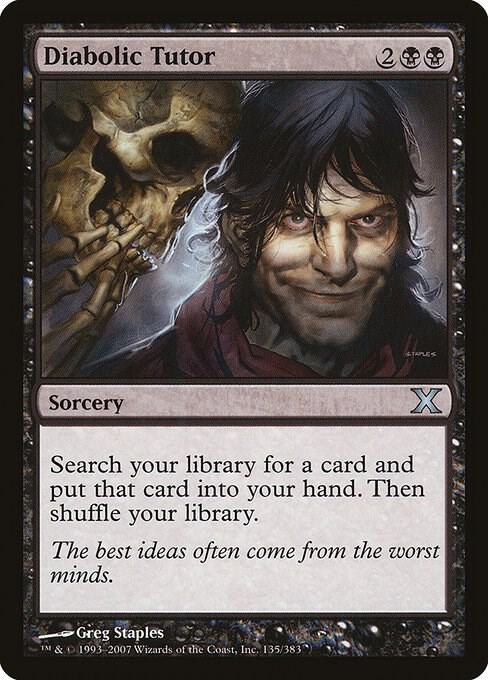 Diabolic Tutor - Black - Staple