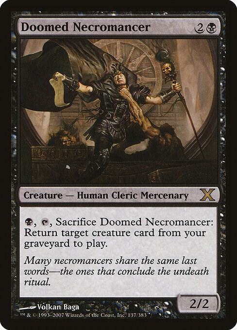 Doomed Necromancer - Black