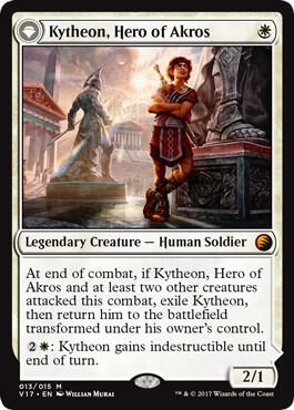 Kytheon, Hero of Akros / Gideon, Battle-Forged - White