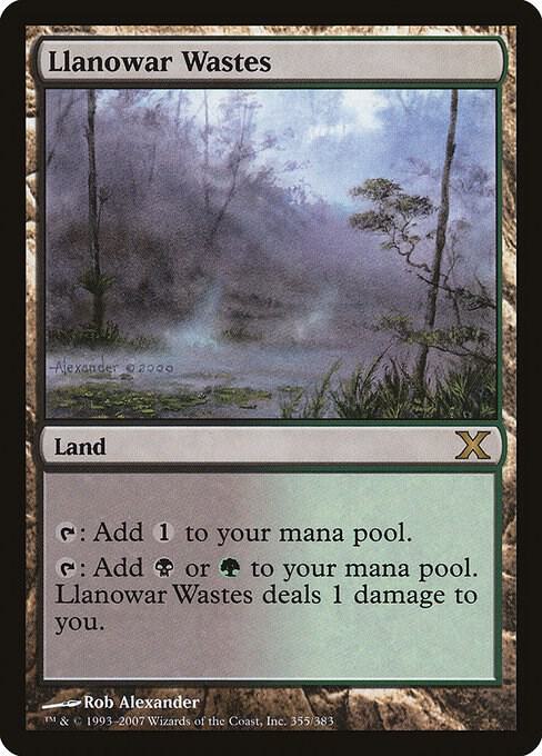 Llanowar Wastes - Land