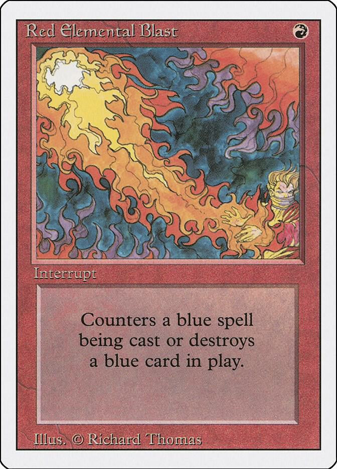 Red Elemental Blast - Red - Staple