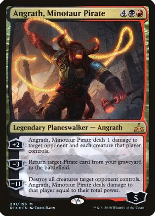 Angrath, Minotaur Pirate - Black/Red