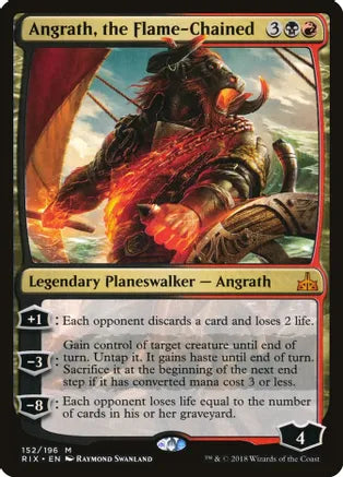 Angrath, the Flame-Chained - Black/Red