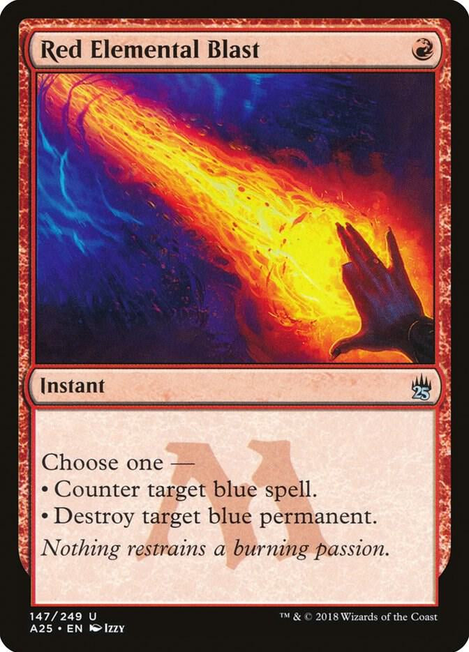 Red Elemental Blast - Red - Staple